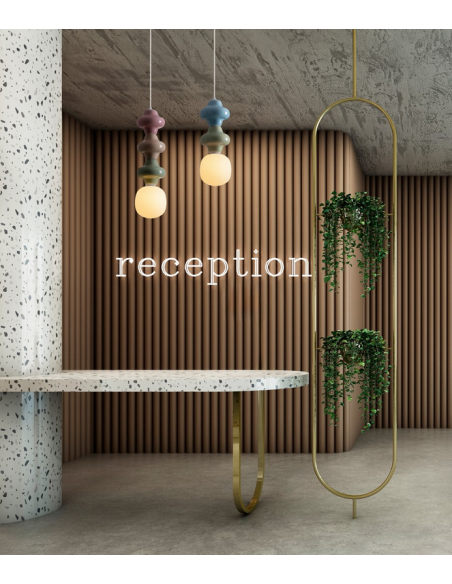 loftlampe pendellampe glas moderne design retro