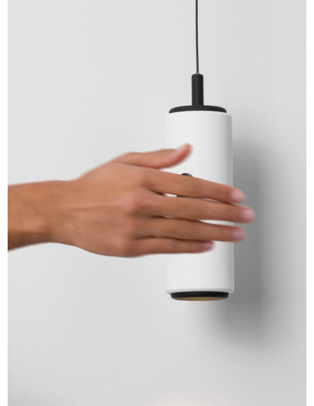 loftlampe pendellampe glas moderne design retro dæmpbar sensor