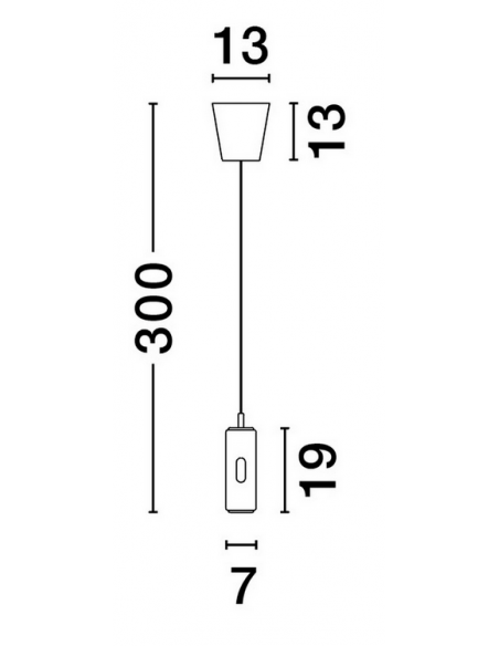 loftlampe pendellampe glas moderne design retro dæmpbar sensor