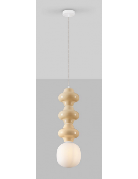 loftlampe pendellampe glas moderne design retro