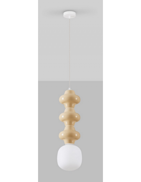 loftlampe pendellampe glas moderne design retro