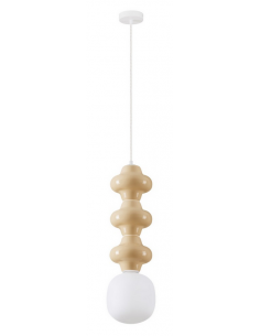 loftlampe pendellampe glas moderne design retro