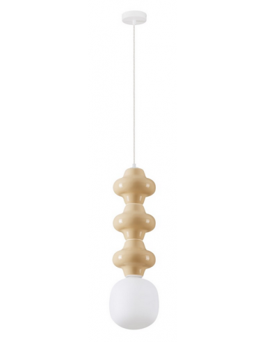 loftlampe pendellampe glas moderne design retro