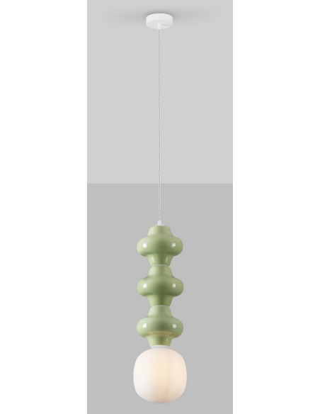 loftlampe pendellampe glas moderne design retro
