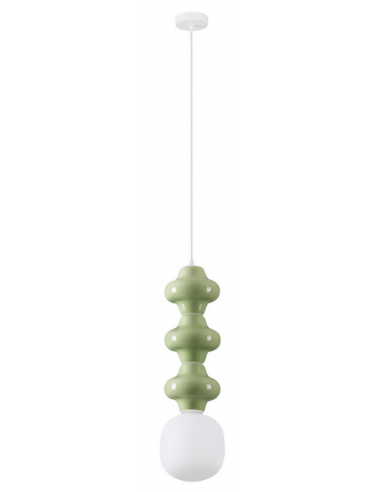 loftlampe pendellampe glas moderne design retro