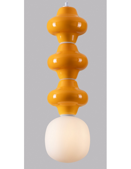 loftlampe pendellampe glas moderne design retro