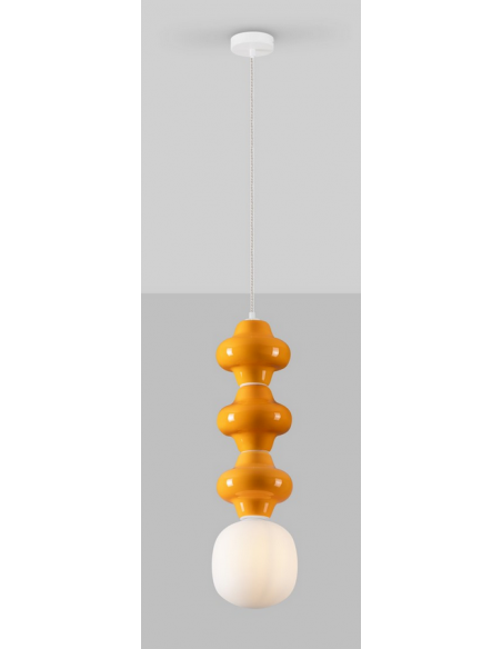 loftlampe pendellampe glas moderne design retro