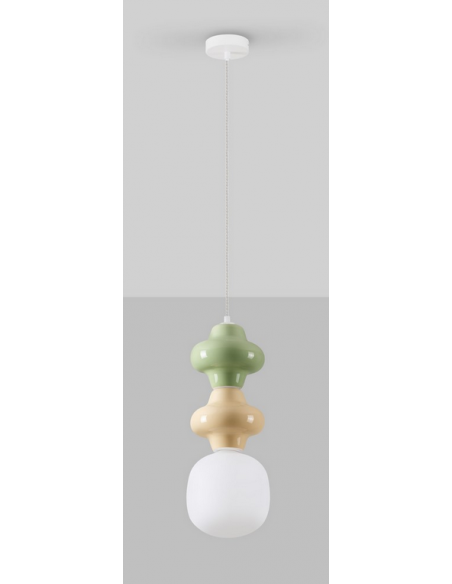 loftlampe pendellampe glas moderne design retro