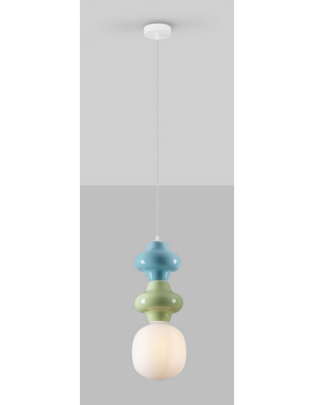 loftlampe pendellampe glas moderne design retro