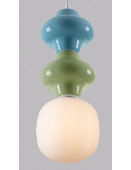 loftlampe pendellampe glas moderne design retro