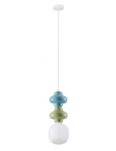 loftlampe pendellampe glas moderne design retro