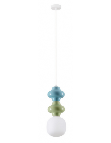 loftlampe pendellampe glas moderne design retro