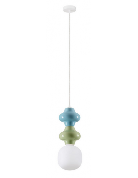 loftlampe pendellampe glas moderne design retro