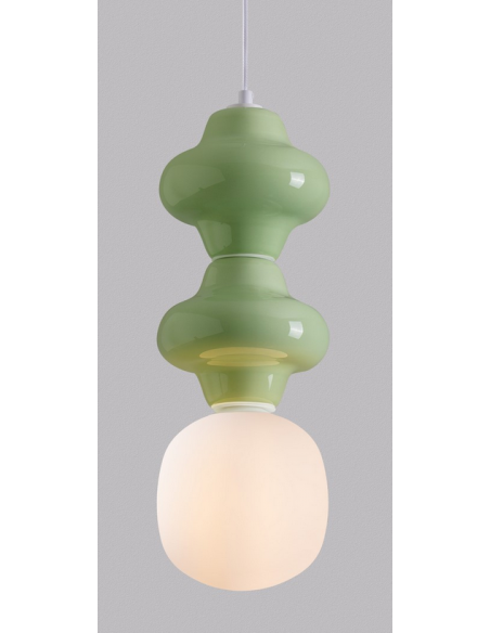 loftlampe pendellampe glas moderne design retro