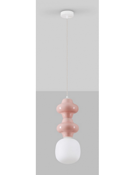 loftlampe pendellampe glas moderne design retro