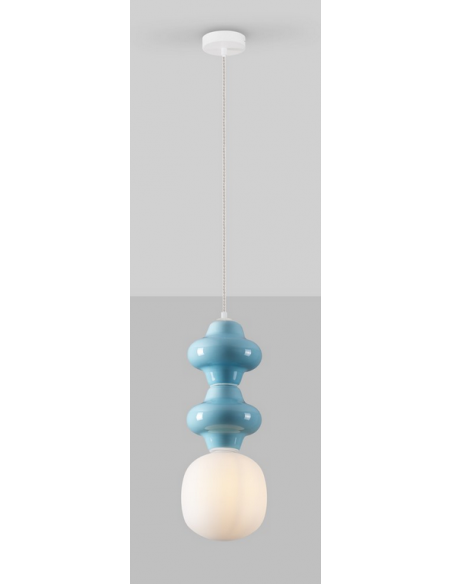 loftlampe pendellampe glas moderne design retro