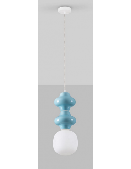 loftlampe pendellampe glas moderne design retro