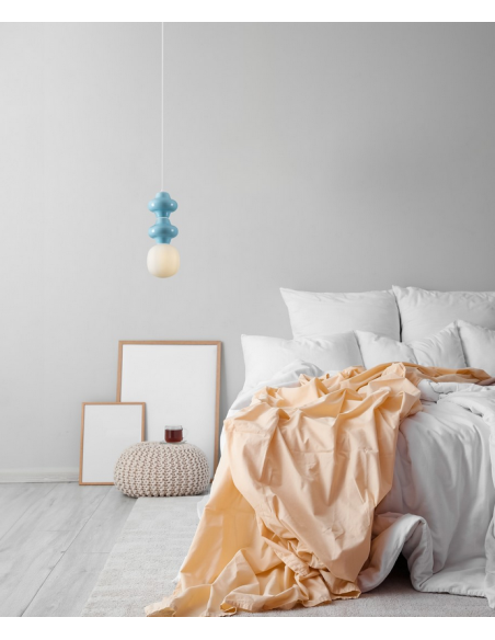 loftlampe pendellampe glas moderne design retro