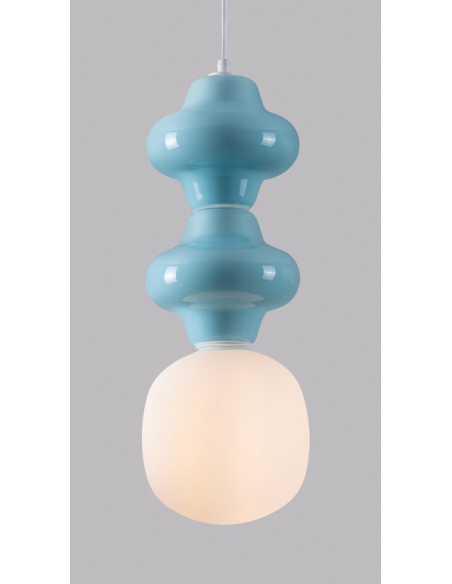 loftlampe pendellampe glas moderne design retro