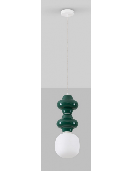 loftlampe pendellampe glas moderne design retro