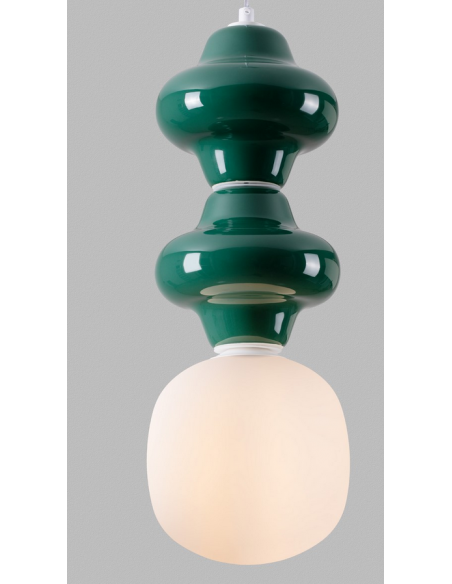 loftlampe pendellampe glas moderne design retro