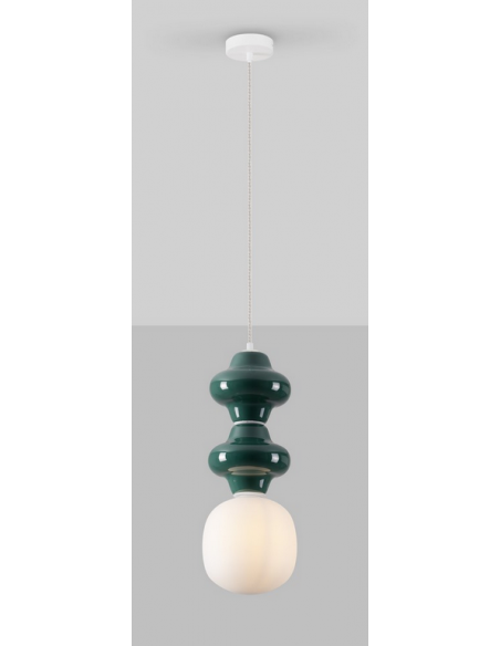 loftlampe pendellampe glas moderne design retro