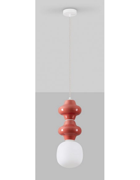 loftlampe pendellampe glas moderne design retro