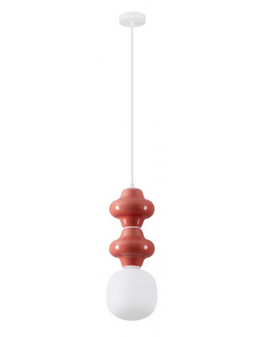loftlampe pendellampe glas moderne design retro