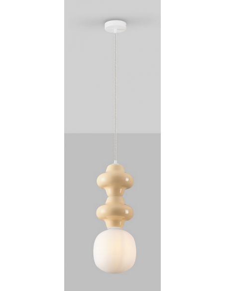loftlampe pendellampe glas moderne design retro