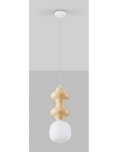 loftlampe pendellampe glas moderne design retro
