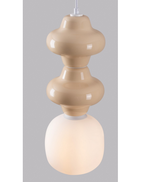 loftlampe pendellampe glas moderne design retro