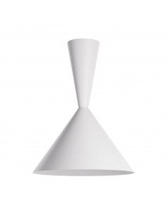 stor loftlampe hvid moderne design industrilampe kontorlampe restaurant cafe inventar