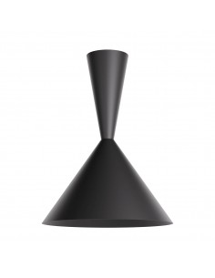 stor loftlampe sort moderne design industrilampe kontorlampe restaurant cafe inventar