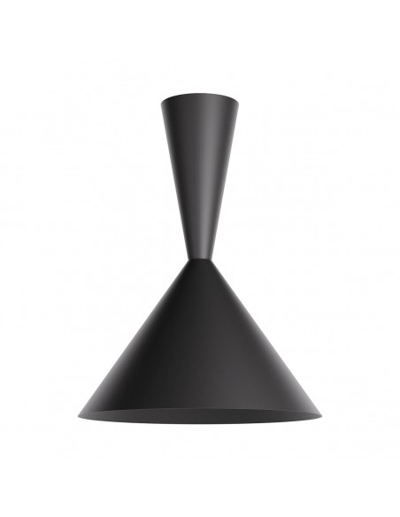 stor loftlampe sort moderne design industrilampe kontorlampe restaurant cafe inventar