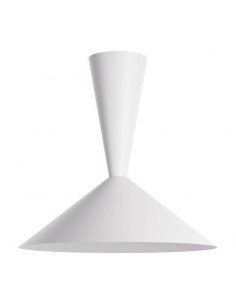 stor loftlampe hvid moderne design industrilampe kontorlampe restaurant cafe inventar
