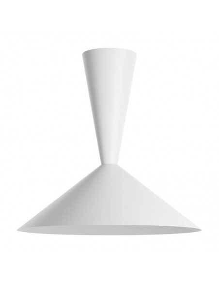 stor loftlampe hvid moderne design industrilampe kontorlampe restaurant cafe inventar