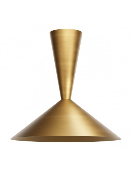 stor loftlampe moderne design industrilampe kontorlampe restaurant cafe inventar messing