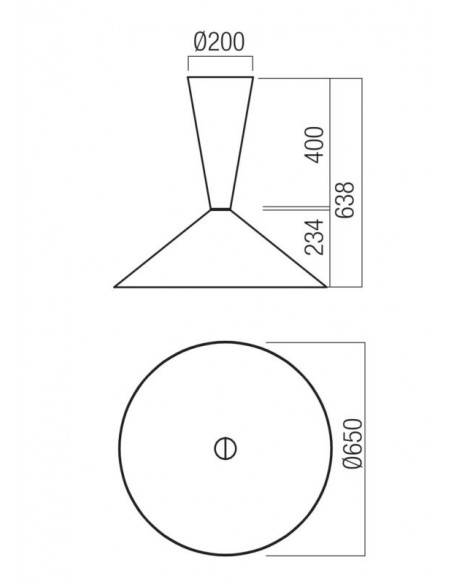 stor loftlampe sort moderne design industrilampe kontorlampe restaurant cafe inventar