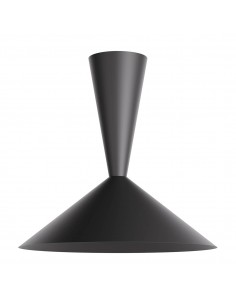 stor loftlampe sort moderne design industrilampe kontorlampe restaurant cafe inventar