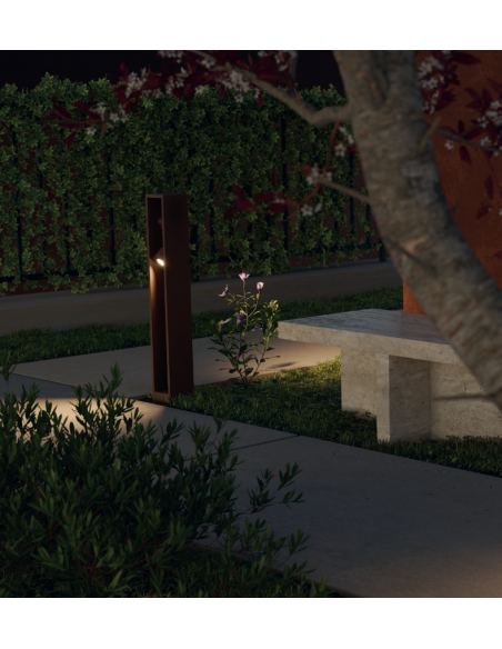 Bedlampe led udendørslamper moderne design dæmpbar corten