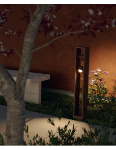 Bedlampe led udendørslamper moderne design dæmpbar corten 2