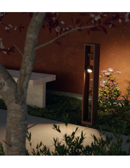 Bedlampe led udendørslamper moderne design dæmpbar corten