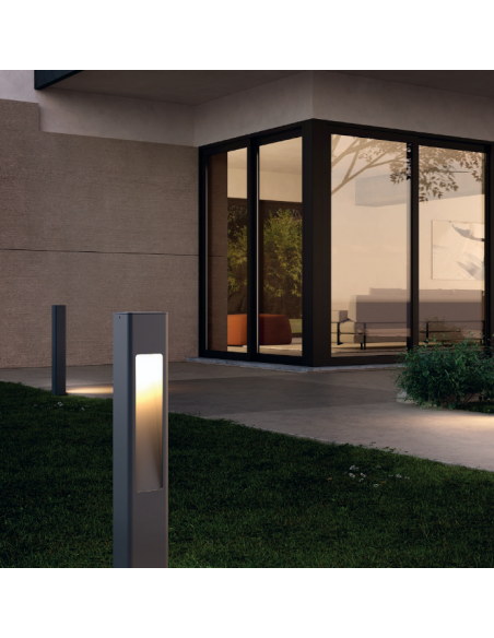 Bedlampe led udendørslamper mørkegrå antracit GU10