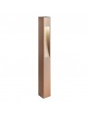 SOLO Bedlampe i aluminium H70 cm 1 x GU10 - Mat corten