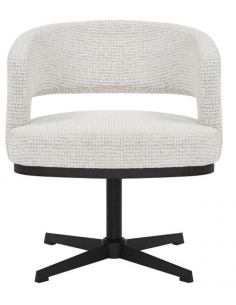 lænestol loungestol stof moderne design drejefod drej drejefunktion beige 2