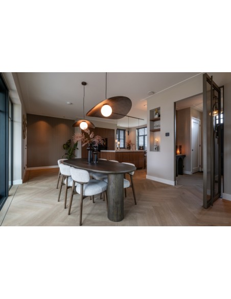 moderne design spisebord træ organisk