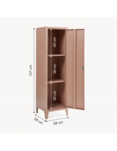 metalskab skab klædeskab kontorskab kontormøbler garderobeskab børneværelse 2