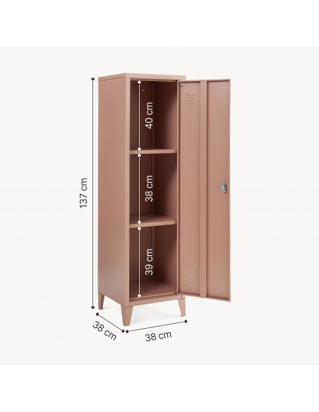 metalskab skab klædeskab kontorskab kontormøbler garderobeskab børneværelse