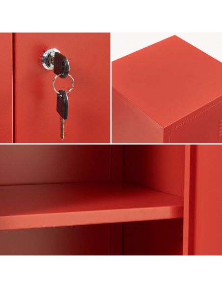 metalskab skab klædeskab kontorskab kontormøbler garderobeskab børneværelse