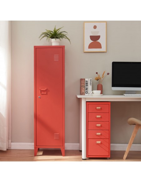 metalskab skab klædeskab kontorskab kontormøbler garderobeskab børneværelse